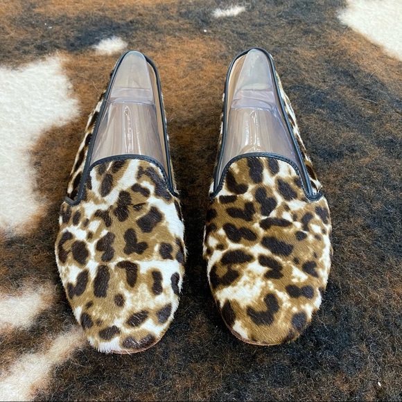 J. Crew Collection Sienna Calf Hair Cat Loafers - Picture 1 of 10